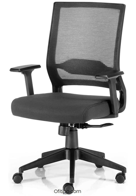 Silla de trabajo Rinec negra ofitipo 1