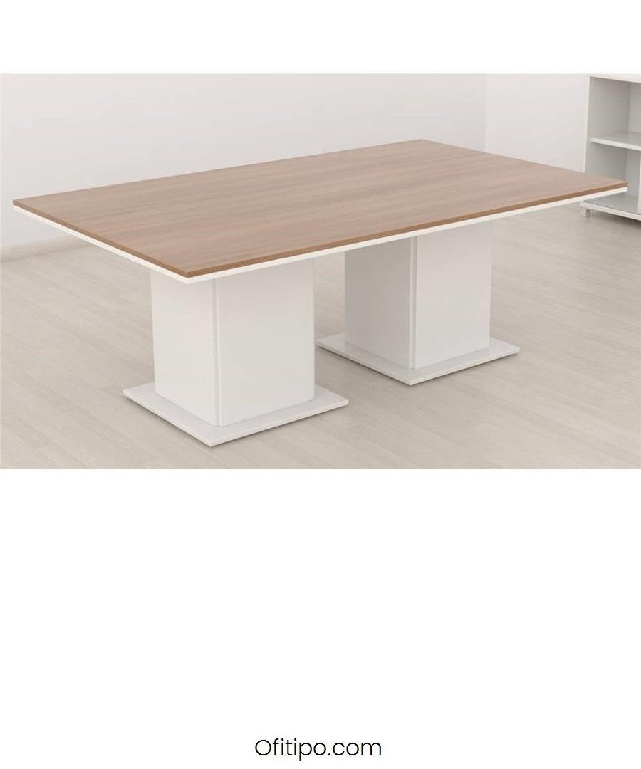 Mesa de reunión Eslem rectangular ofitipo 3