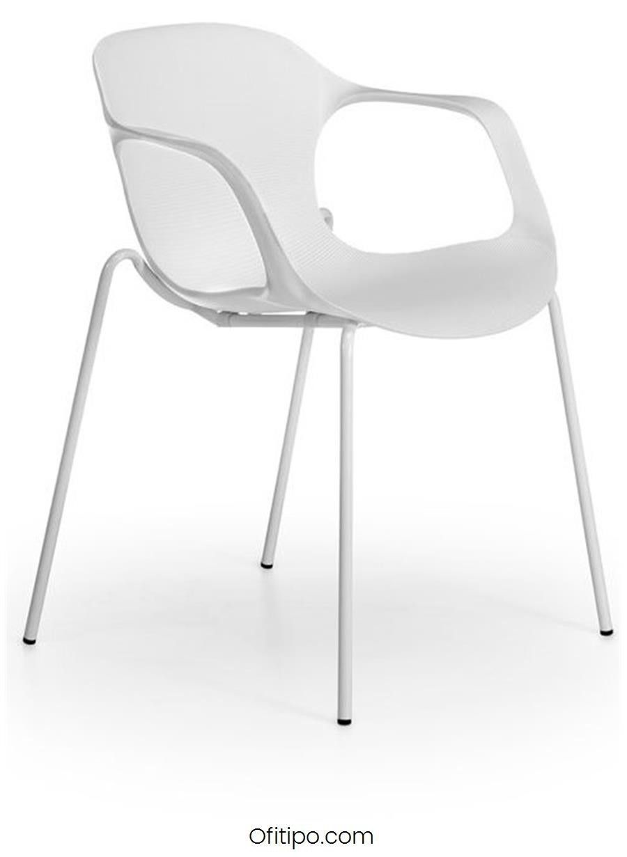 Silla de espera Rimo blanca ofitipo 1