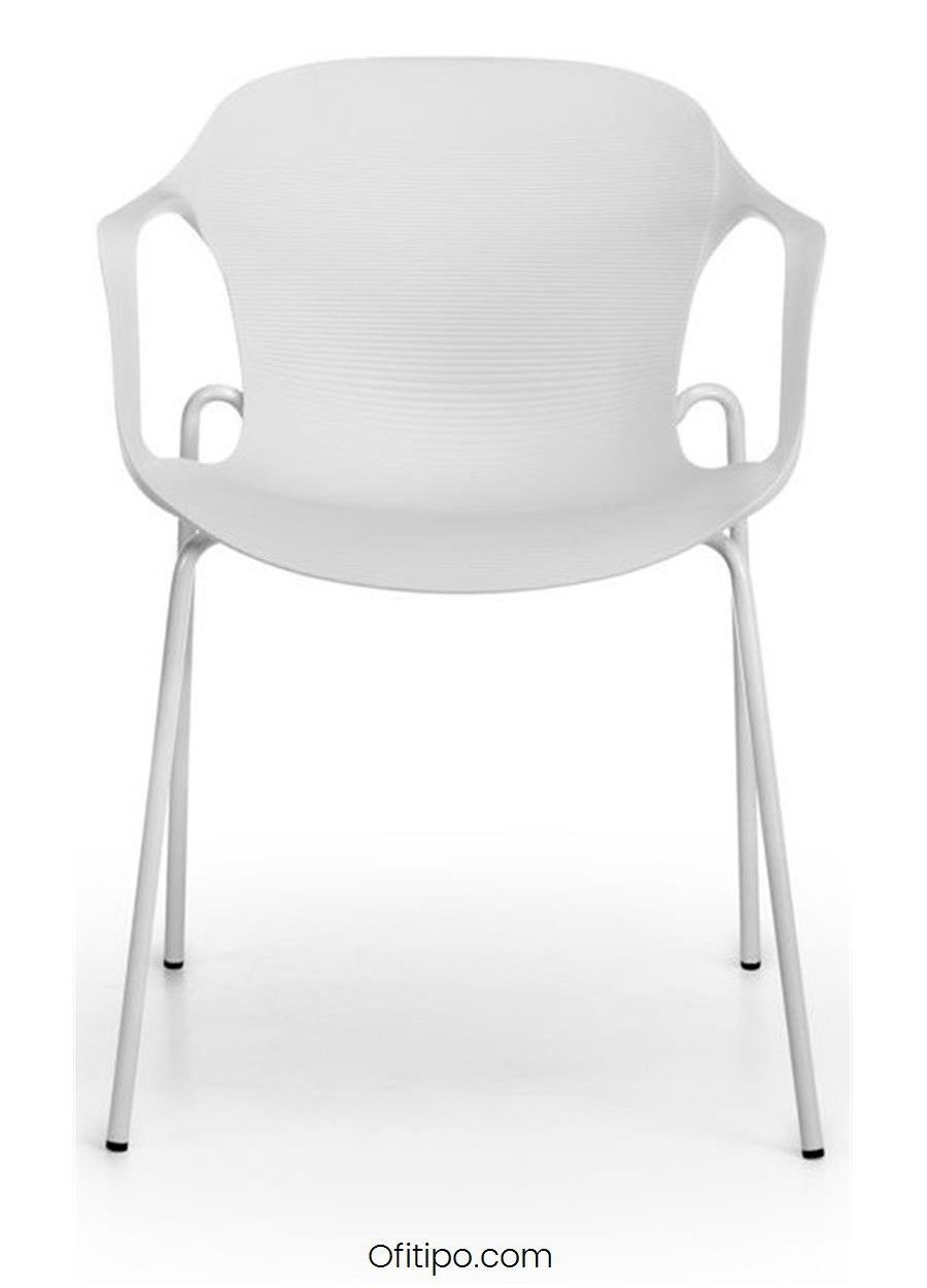 Silla de espera Rimo blanca ofitipo 4